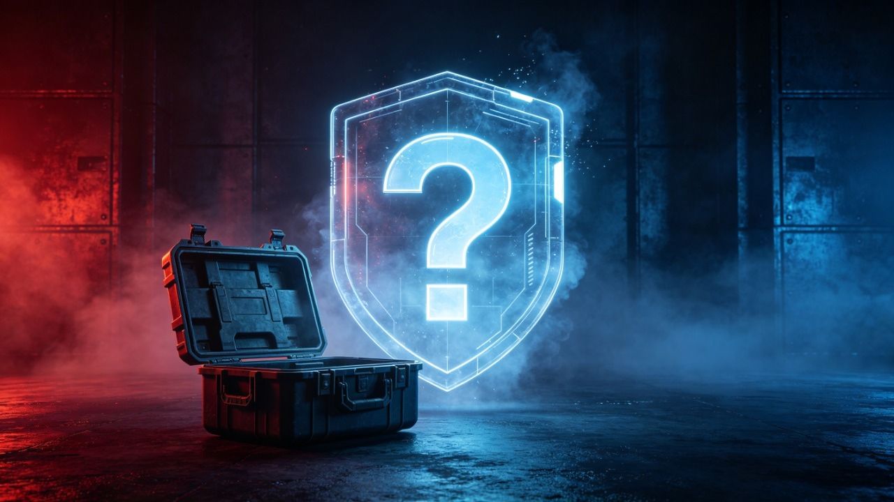 Is CS.Case legit - question mark and shield over a CS2 case